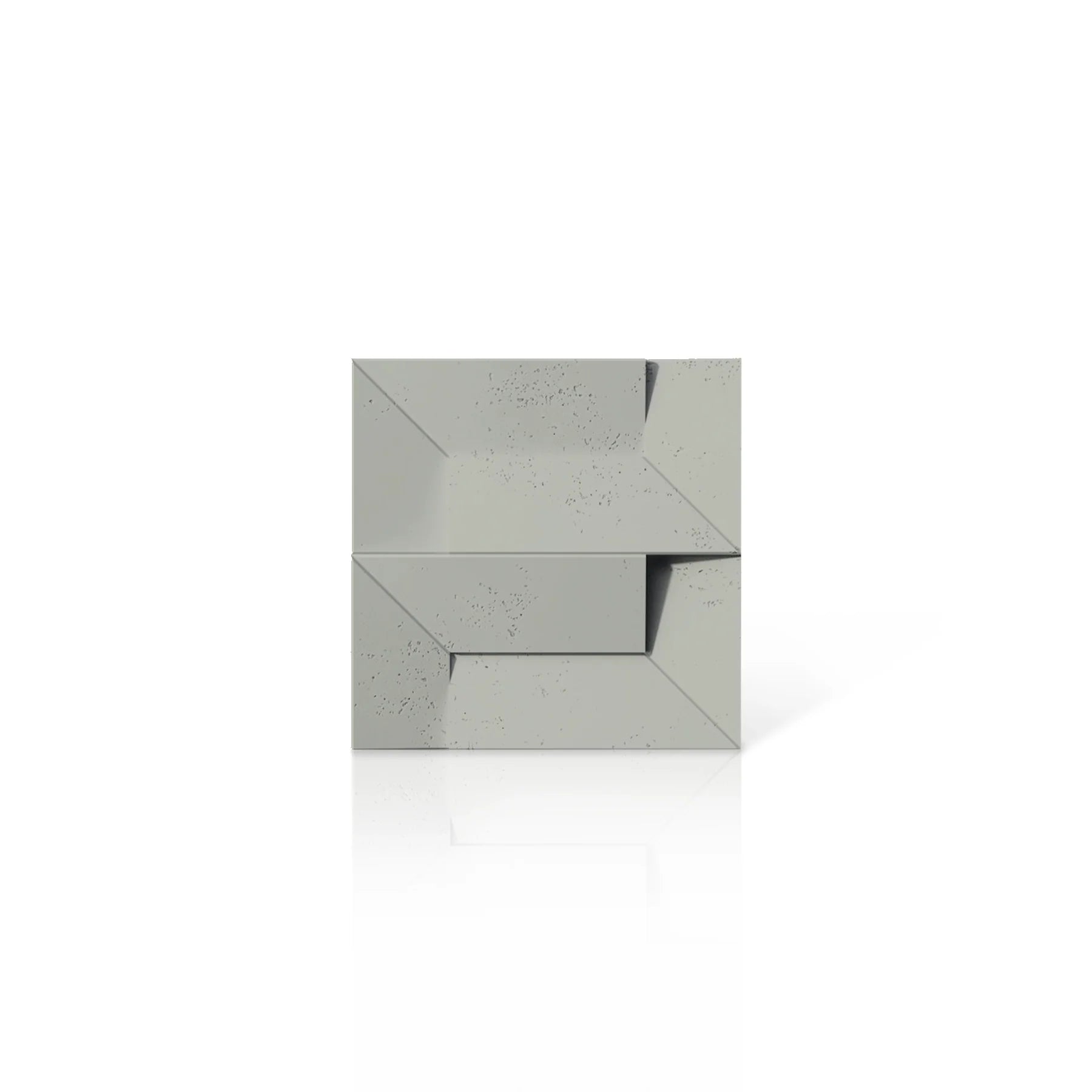 3D Concrete Wall Panels TRANSFORMER colour swatch on white background DecorMania.eu